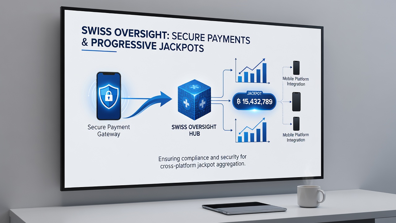 Mobile platform interface showing secure jackpot contributions under Swiss rules